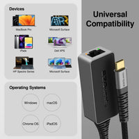 Pro Series USB-C to 2.5Gb Ethernet Adapter