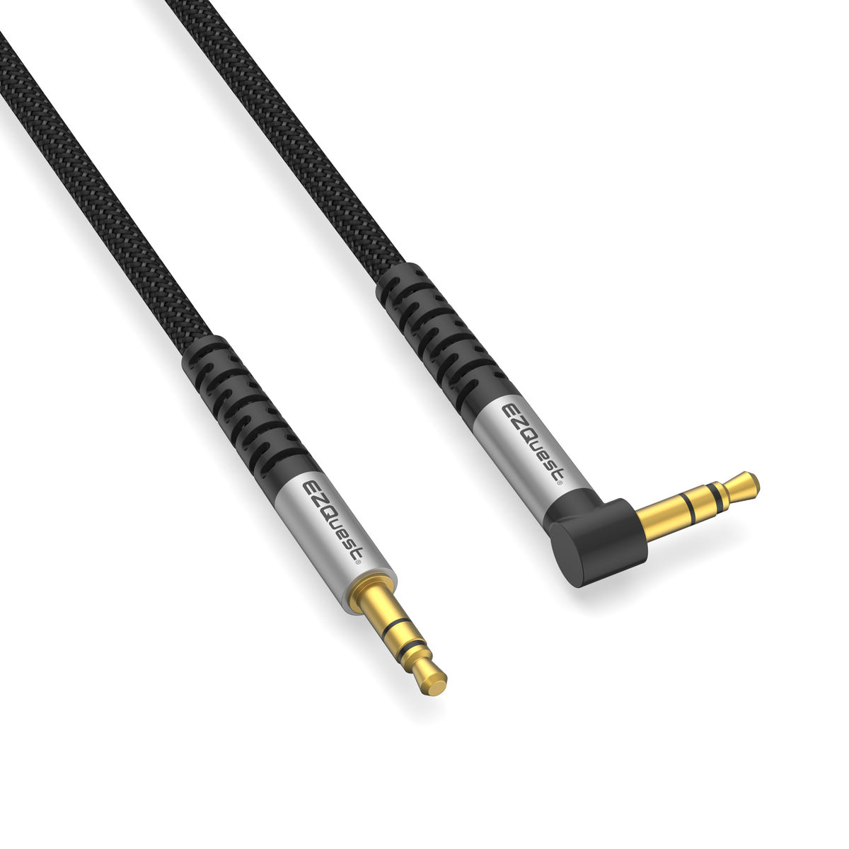 DuraGuard™ Stereo 3.5mm TRS Audio Cable 90 Degree 2 Meter