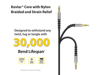 DuraGuard Stereo 3.5mm TRS Audio Cable 90 Degree 2 Meter image 3