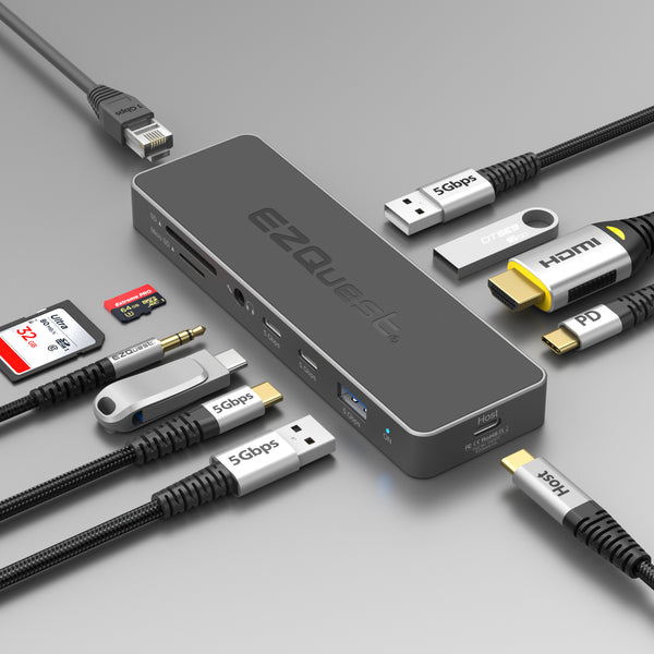 Pro Series USB-C 11-in-1 Multimedia Hub — alternate view
