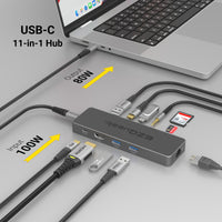 Pro Series USB-C 11-in-1 Multimedia Hub