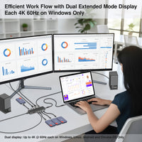 USB-C Dual Display 12-in-1 Multimedia Hub - Pro Series image 4