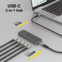 Pro Series USB-C 5-in-1 Hub