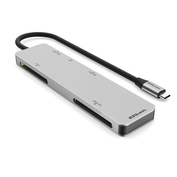 USB-C CFast 2.0 Card Reader 5 Ports with UHS II SD/Micro SD image 2 — alternate view