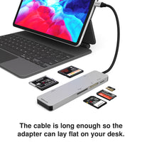 USB-C CFast 2.0 Card Reader 5 Ports with UHS II SD/Micro SD image 5