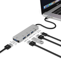 4-Port USB 3.0 Hub Adapter with USB-C PD 3.0 image 1