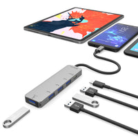 4-Port USB 3.0 Hub Adapter with USB-C PD 3.0 image 5