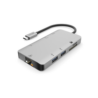 USB-C Multimedia Hub Adapter 8 Ports with Power Delivery 3.0 image 2