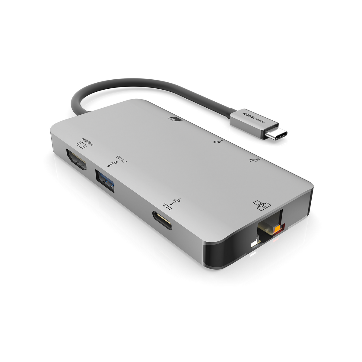 USB-C Multimedia Hub Adapter 8 Ports with Power Delivery 3.0