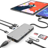USB-C Multimedia Hub Adapter 8 Ports with Power Delivery 3.0 image 8