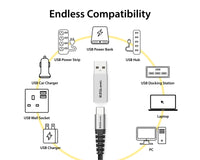 SuperSpeed Gen 2 Double Sided USB-C Female to USB 3.0 Male Mini Adapter image 3