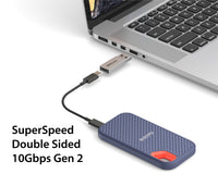 SuperSpeed Gen 2 Double Sided USB-C Female to USB 3.0 Male Mini Adapter image 5
