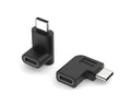 USB-C to USB-C Female 90 Degree Mini Adapter 2 pack image 1