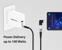 USB-C to USB-C Female 90 Degree Mini Adapter 2 pack image 3