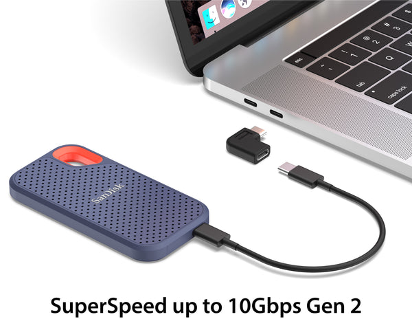 USB-C to USB-C Female 90 Degree Mini Adapter 2 pack image 2 — alternate view