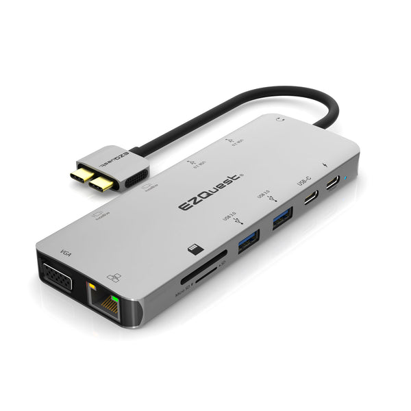 Ultimate USB-C Multimedia Hub Adapter 13 Ports with Power Delivery 3.0 image 2 — alternate view