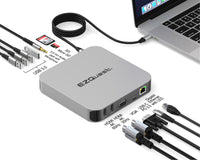 Ultimate Plus Dual HDMI USB-C Multimedia Hub Adapter 12 Ports with Power Delivery 3.0 image 3