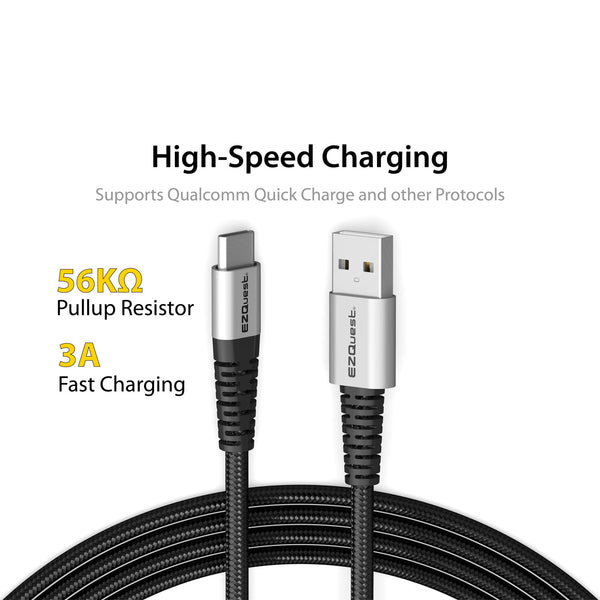 DuraGuard USB-C to USB-A Charge and Sync Cable image 2 — alternate view