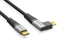 DuraGuard USB-C Right Angled Charge & Sync 100W 1.2 Meter Black Cable image 1