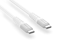 DuraGuard USB-C to USB-C Charge and Sync Cable - White