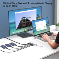 Pro Series USB-C 5-in-1 Multimedia Hub - White