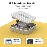 Magnetic USB-C M.2 NVMe SSD Enclosure image 4