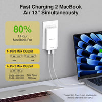 UltraSlim 70W GaN II Dual USB-C PD Wall Charger image 3