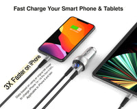UltimatePower USB-C 66W Car Charger Dual Port with Display image 5