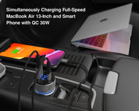 UltimatePower USB-C 66W Car Charger Dual Port with Display image 6