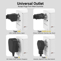 WorldTravel 35W GaN 5 Port with PD Wall Charger image 4