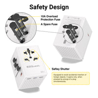 WorldTravel 65W GaN 5 Port with PD Wall Charger image 5